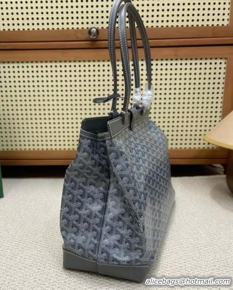 Most Popular Goyard Original Bellechasse Tote Bag 8959 Dark Grey