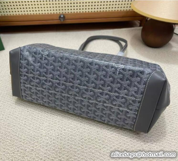 Most Popular Goyard Original Bellechasse Tote Bag 8959 Dark Grey