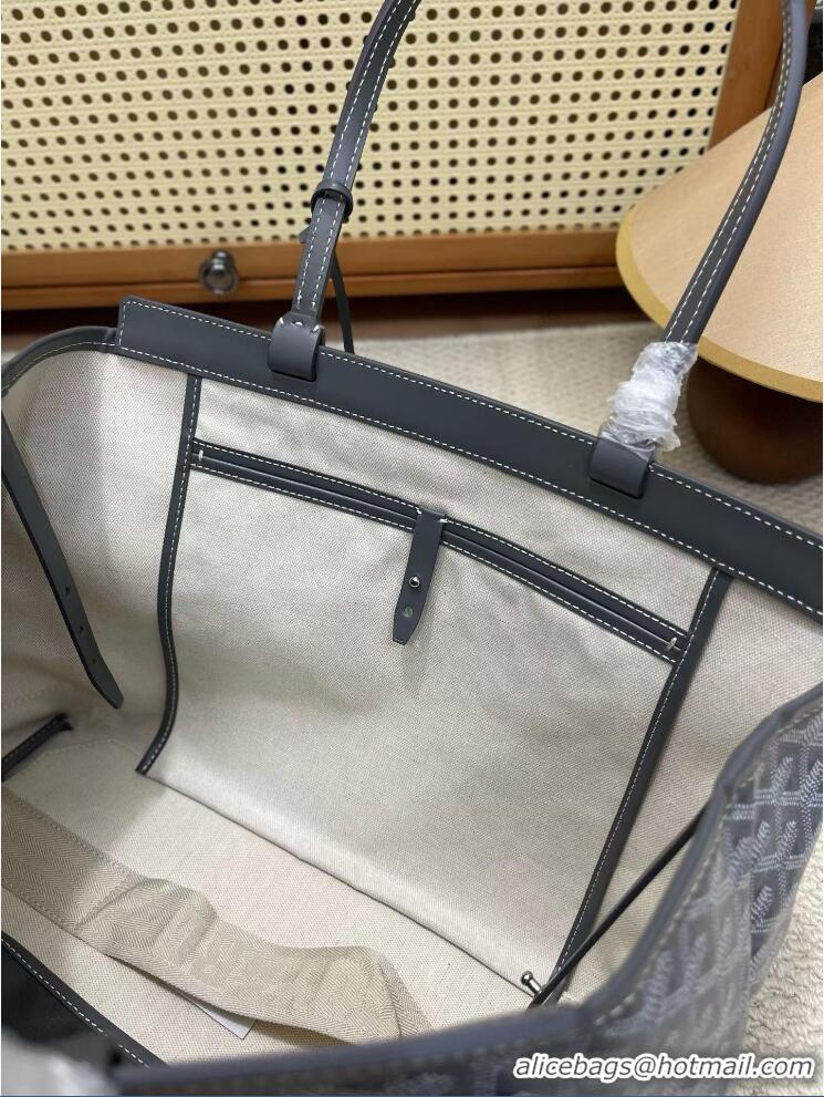 Most Popular Goyard Original Bellechasse Tote Bag 8959 Dark Grey
