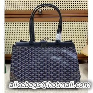Buy Inexpensive Goyard Original Bellechasse Tote Bag 8959 Navy Blue