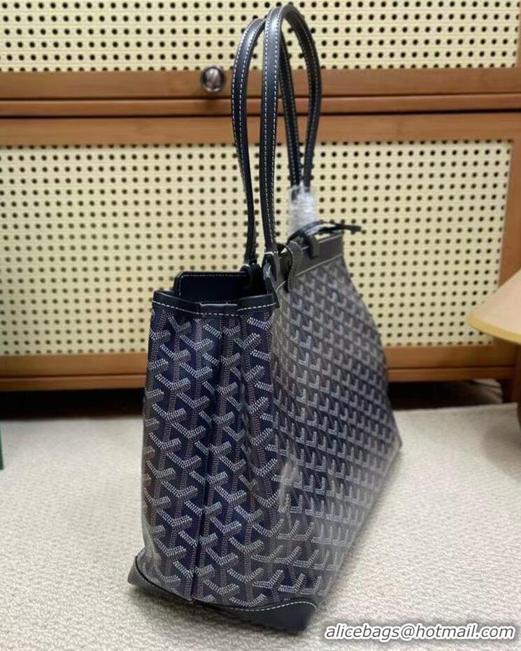 Buy Inexpensive Goyard Original Bellechasse Tote Bag 8959 Navy Blue