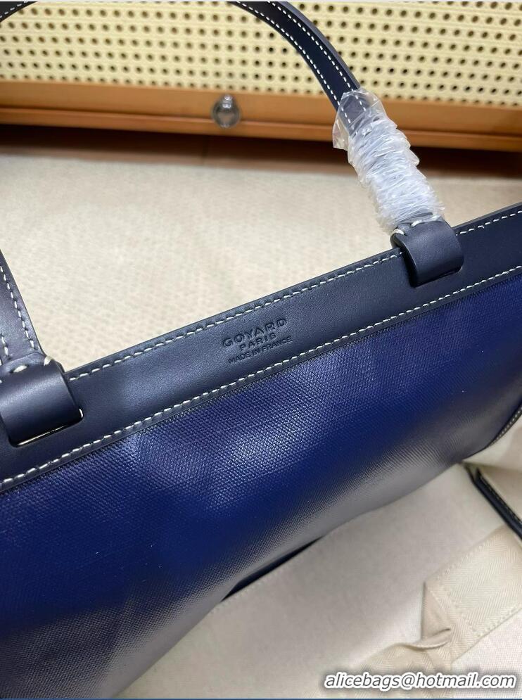 Buy Inexpensive Goyard Original Bellechasse Tote Bag 8959 Navy Blue