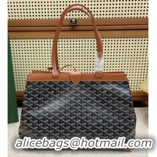 Top Sell Goyard Original Bellechasse Tote Bag 8959 Black And Tan