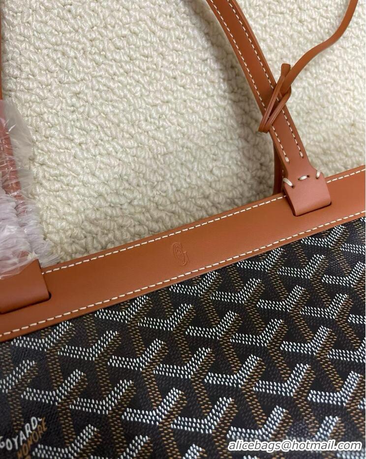 Top Sell Goyard Original Bellechasse Tote Bag 8959 Black And Tan