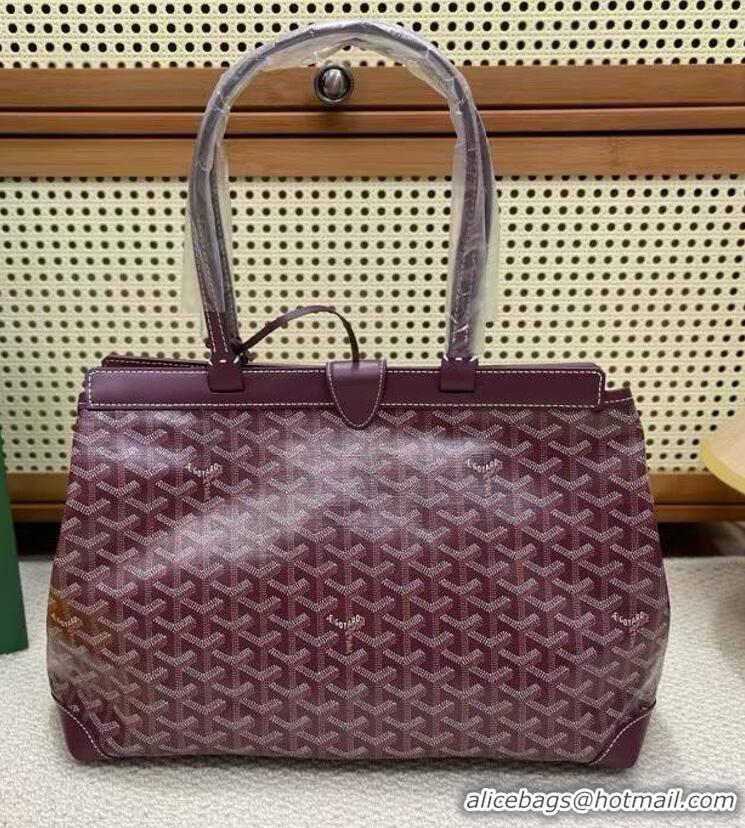 Best Price Goyard Original Bellechasse Tote Bag 8959 Bungundy