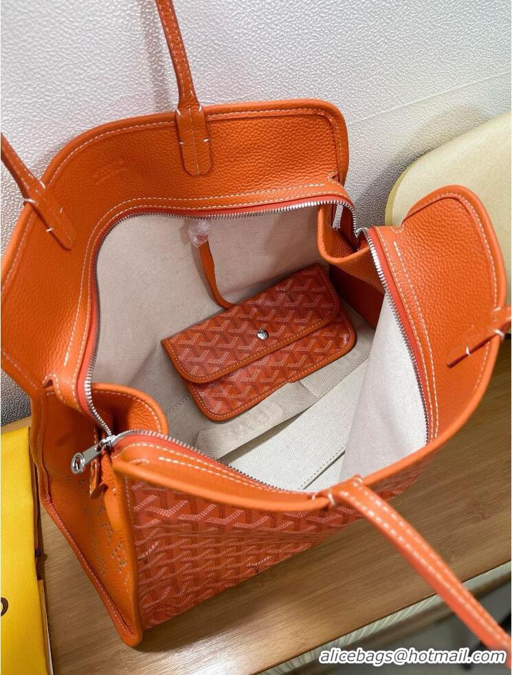 Crafted Goyard Original Sac Hardy Tote Bag 8955 Orange