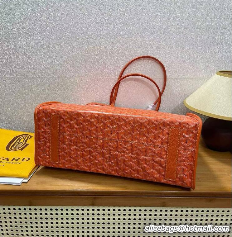 Crafted Goyard Original Sac Hardy Tote Bag 8955 Orange