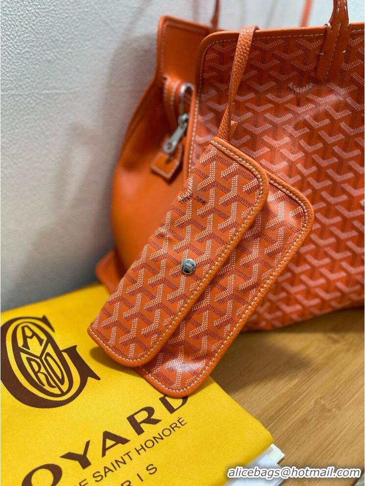 Crafted Goyard Original Sac Hardy Tote Bag 8955 Orange