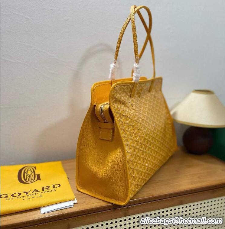 Shop Cheap Goyard Original Sac Hardy Tote Bag 8955 Yellow