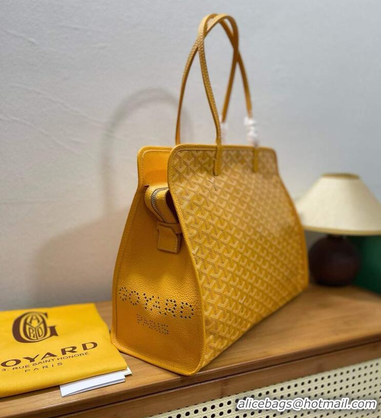Shop Cheap Goyard Original Sac Hardy Tote Bag 8955 Yellow