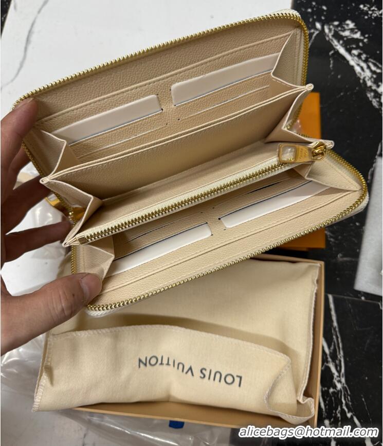 Promotional Louis Vuitton Zippy Wallet in Dream Beige Embossed Leather M25594 2025