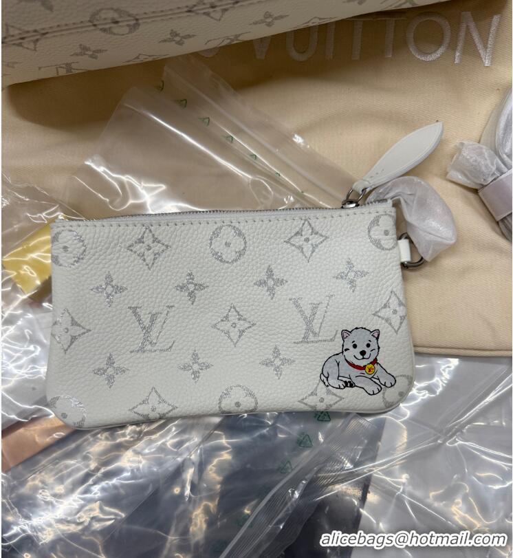 Promotional Louis Vuitton Speedy P9 Bandoulière 30 Bag in Motiph Leather M27144 White 2026