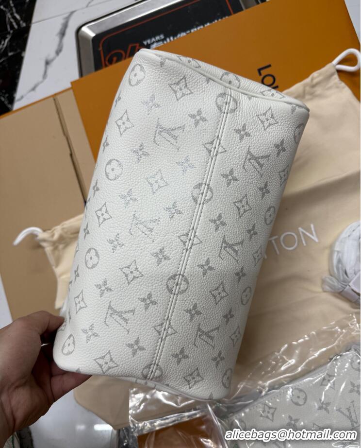 Promotional Louis Vuitton Speedy P9 Bandoulière 30 Bag in Motiph Leather M27144 White 2026