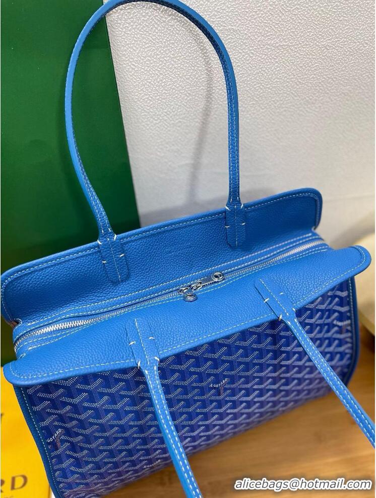 Low Cost Goyard Original Sac Hardy Tote Bag 8955 Light Blue