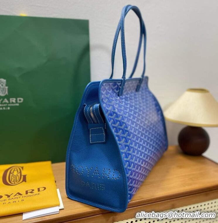 Low Cost Goyard Original Sac Hardy Tote Bag 8955 Light Blue