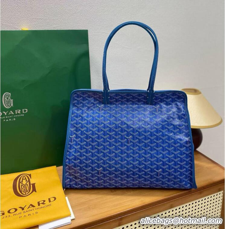 Low Cost Goyard Original Sac Hardy Tote Bag 8955 Light Blue