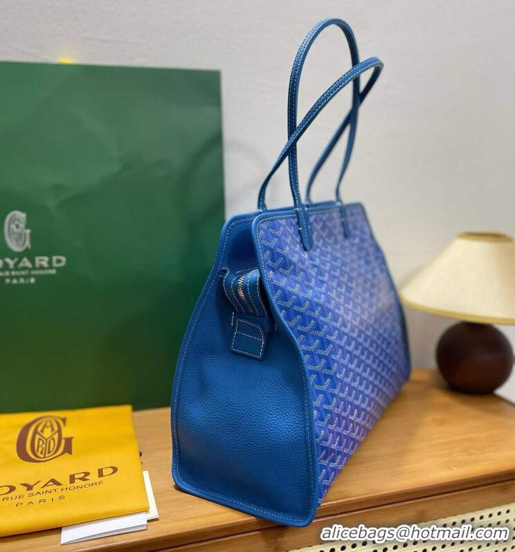 Low Cost Goyard Original Sac Hardy Tote Bag 8955 Light Blue