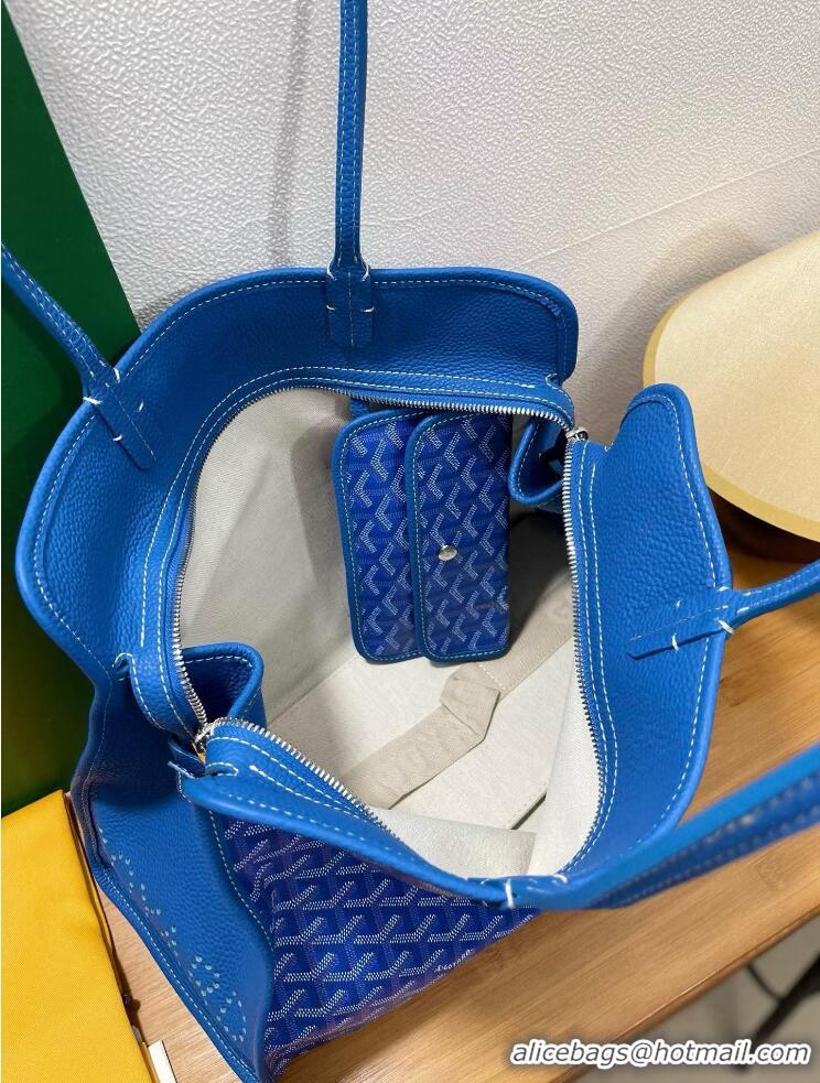 Low Cost Goyard Original Sac Hardy Tote Bag 8955 Light Blue