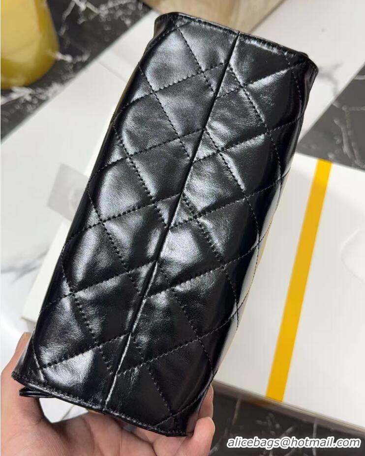 Grade Design Chanel 25 Mini Handbag in Shiny Calfskin AS5631 Black 2026 Top Quality