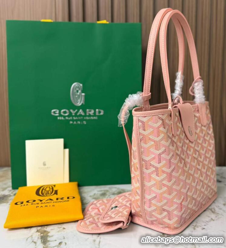 Grade Design Goyard Anjou Saint Louis Tote Bag Mini G8003 Multicolored Powder Pink 2026