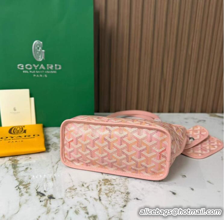 Grade Design Goyard Anjou Saint Louis Tote Bag Mini G8003 Multicolored Powder Pink 2026
