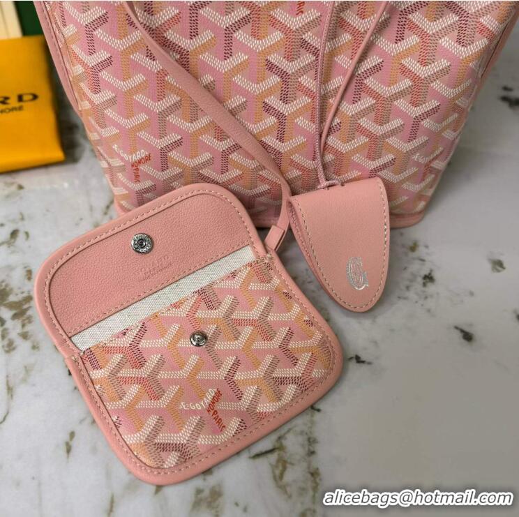 Grade Design Goyard Anjou Saint Louis Tote Bag Mini G8003 Multicolored Powder Pink 2026