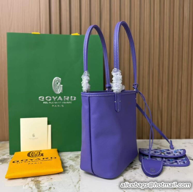 Best Quality Goyard Anjou Saint Louis Tote Bag Mini G8003 Multicolored Blueberry Purple 2026