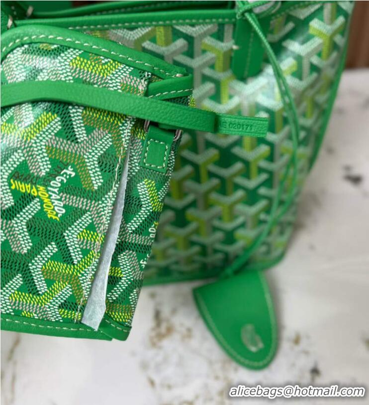Well Crafted Goyard Anjou Saint Louis Tote Bag Mini G8003 Multicolored Meadow Green 2026