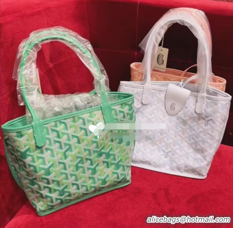 Well Crafted Goyard Anjou Saint Louis Tote Bag Mini G8003 Multicolored Meadow Green 2026