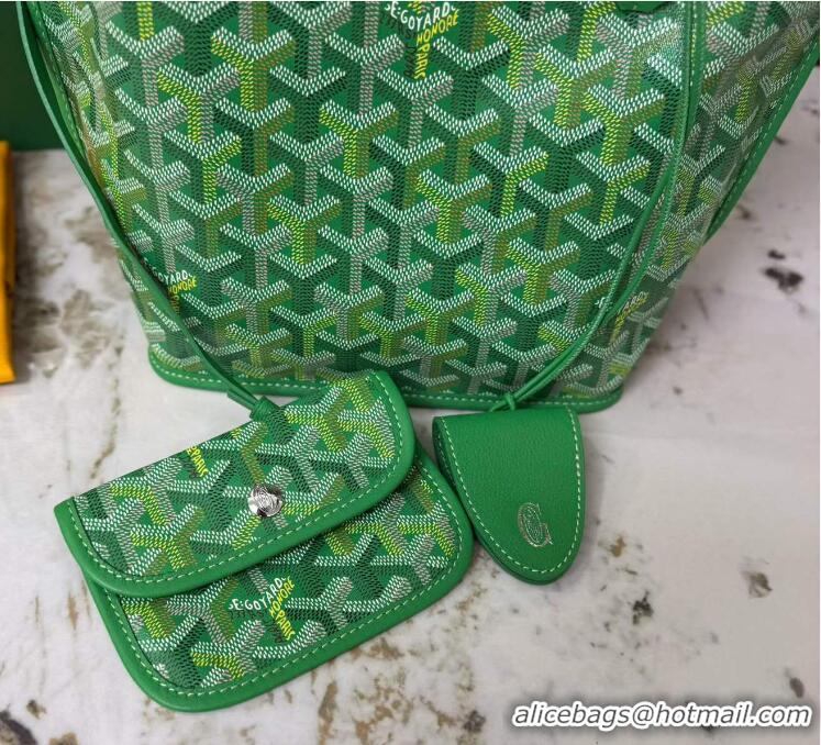 Well Crafted Goyard Anjou Saint Louis Tote Bag Mini G8003 Multicolored Meadow Green 2026
