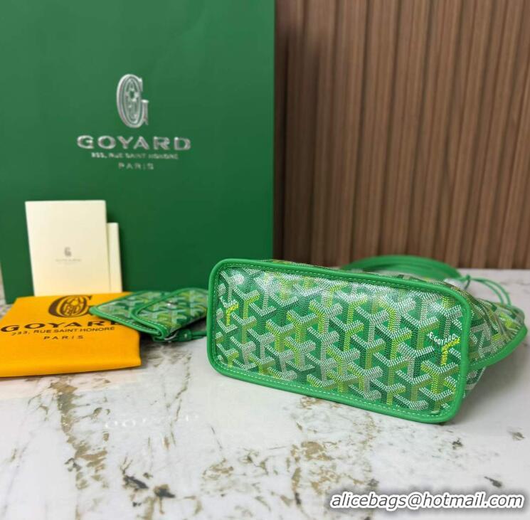 Well Crafted Goyard Anjou Saint Louis Tote Bag Mini G8003 Multicolored Meadow Green 2026