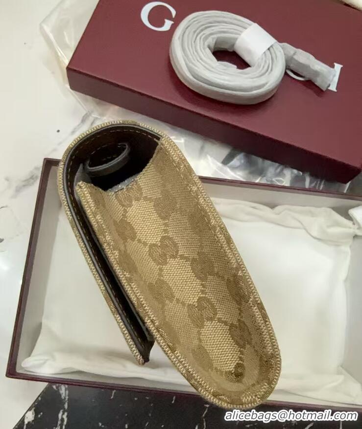 Buy New Cheap Gucci Horsebit Web Wallet With Strap 867120 Brown/Gold