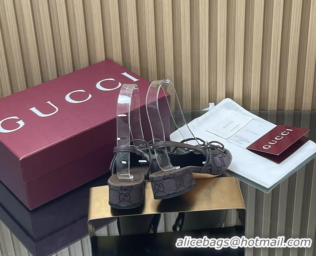 Classic Hot Gucci Horsebit Slingback Flats  Calfskin Leather 260503 Black