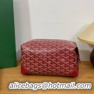 Buy Inexpensive Famous Brand Goyard Boeing 25 Travel Toilet Bag G8741 Red