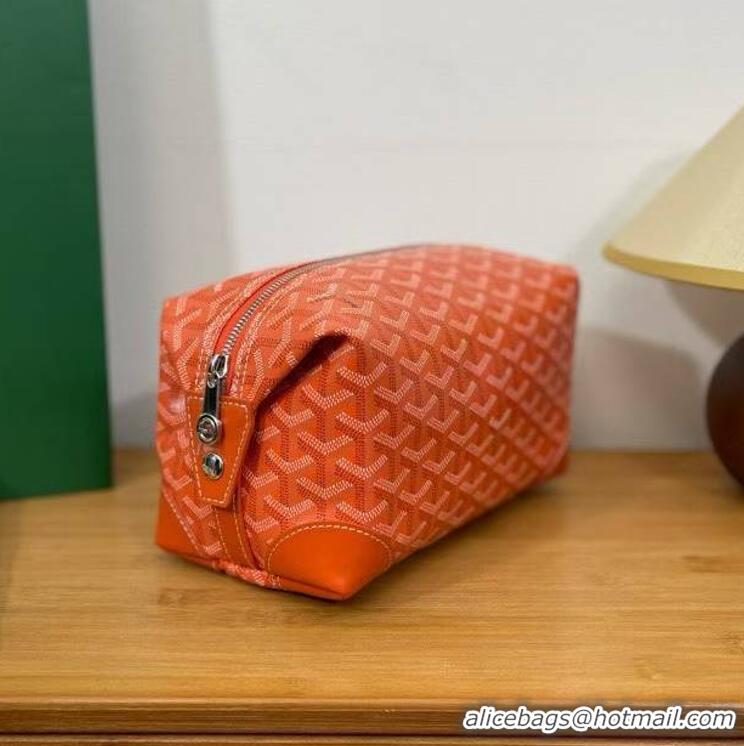 Famous Brand Famous Brand Goyard Boeing 25 Travel Toilet Bag G8741 Orange