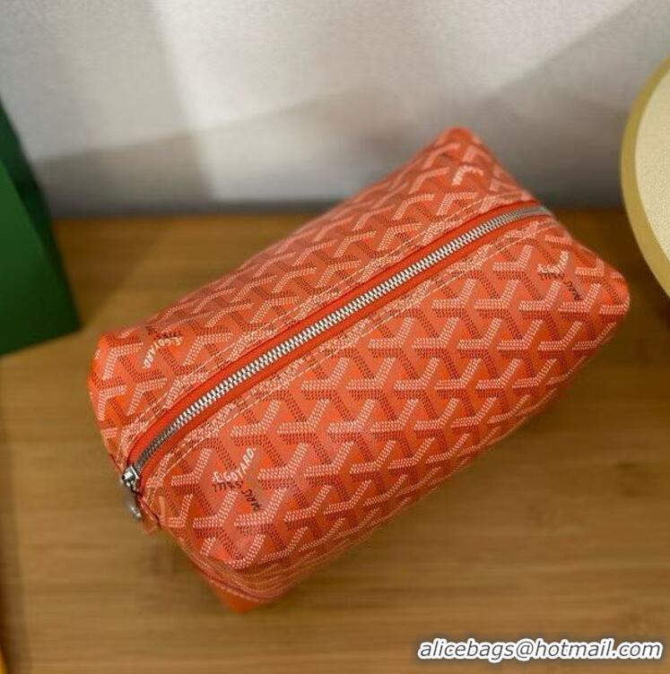 Famous Brand Famous Brand Goyard Boeing 25 Travel Toilet Bag G8741 Orange
