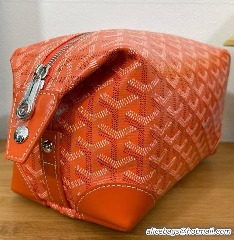 Famous Brand Famous Brand Goyard Boeing 25 Travel Toilet Bag G8741 Orange