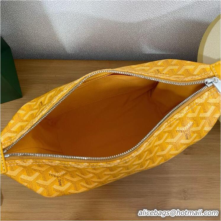 Promotional Famous Brand Goyard Boeing 25 Travel Toilet Bag G8741 Yellow