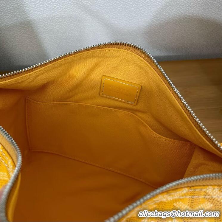 Promotional Famous Brand Goyard Boeing 25 Travel Toilet Bag G8741 Yellow
