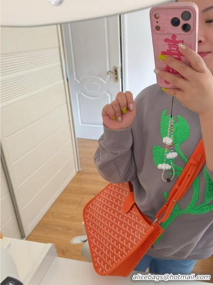 Grade Promotional Goyard Musette Messenger Bag PM 8930 Orange