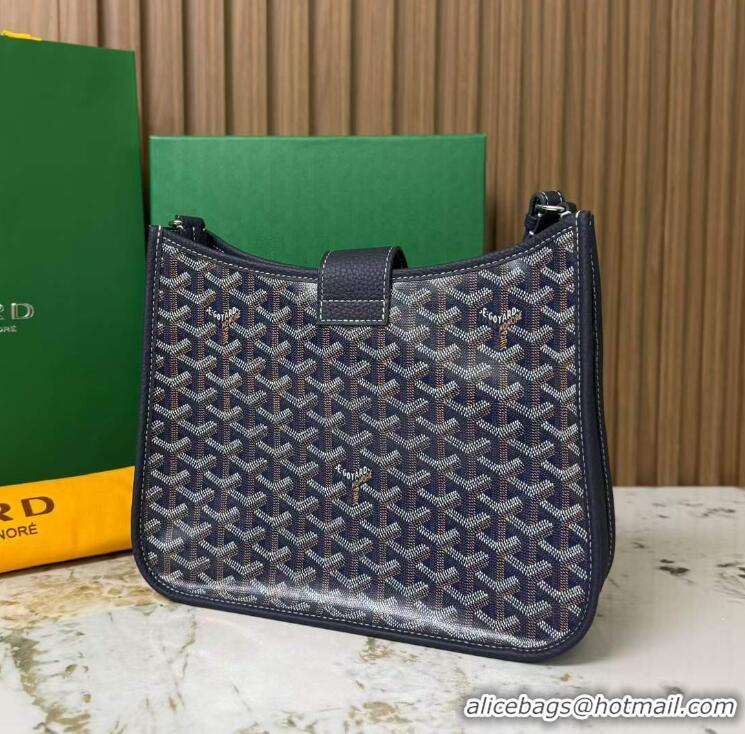 Luxury Cheap Goyard Musette Messenger Bag PM 8930 Navy Blue