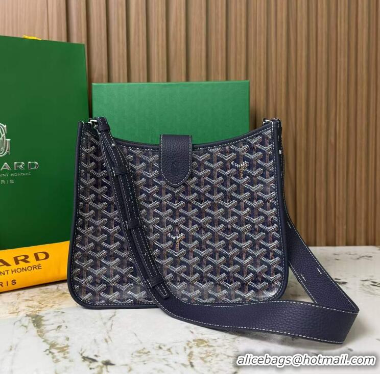Luxury Cheap Goyard Musette Messenger Bag PM 8930 Navy Blue