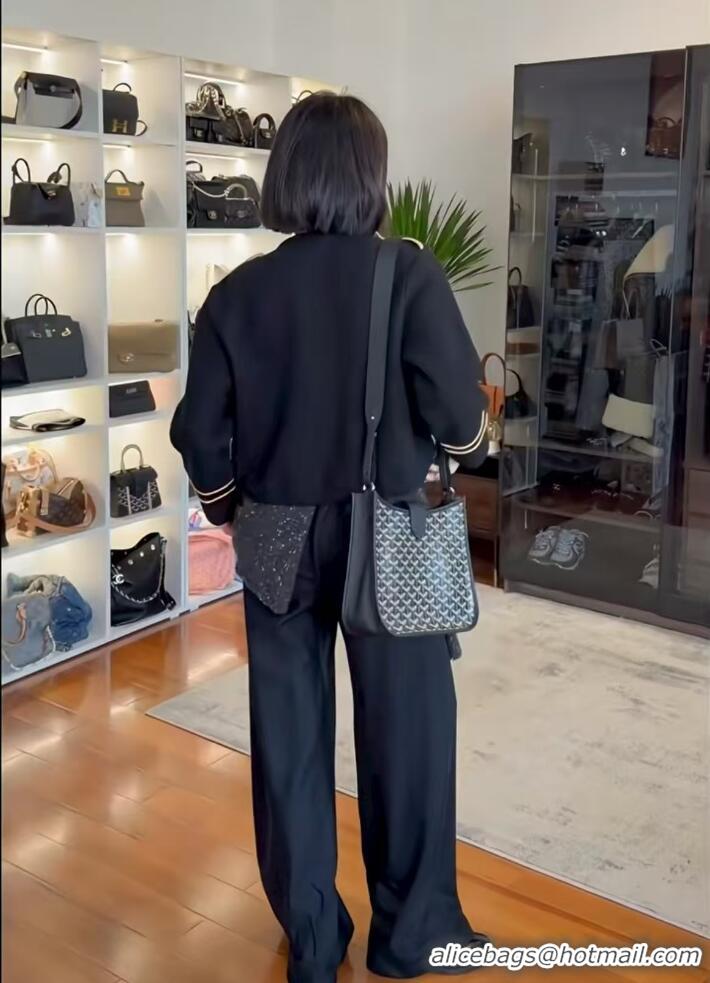 Luxury Cheap Goyard Musette Messenger Bag PM 8930 Navy Blue