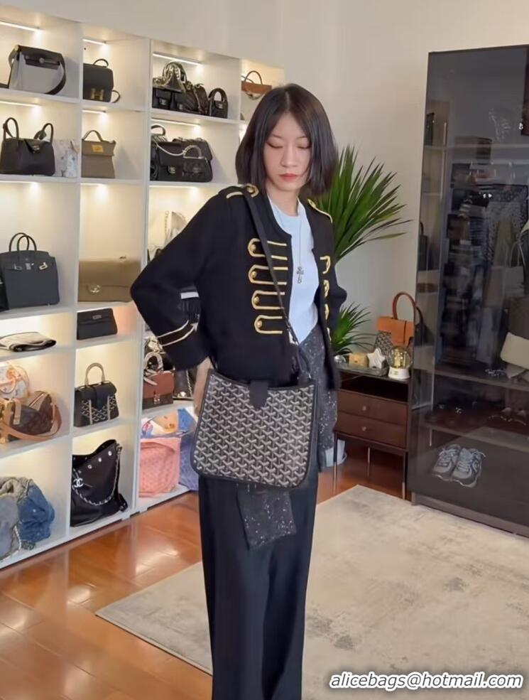 Luxury Cheap Goyard Musette Messenger Bag PM 8930 Navy Blue