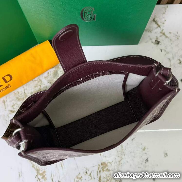 Luxury Discount Goyard Musette Messenger Bag PM 8930 Burgundy