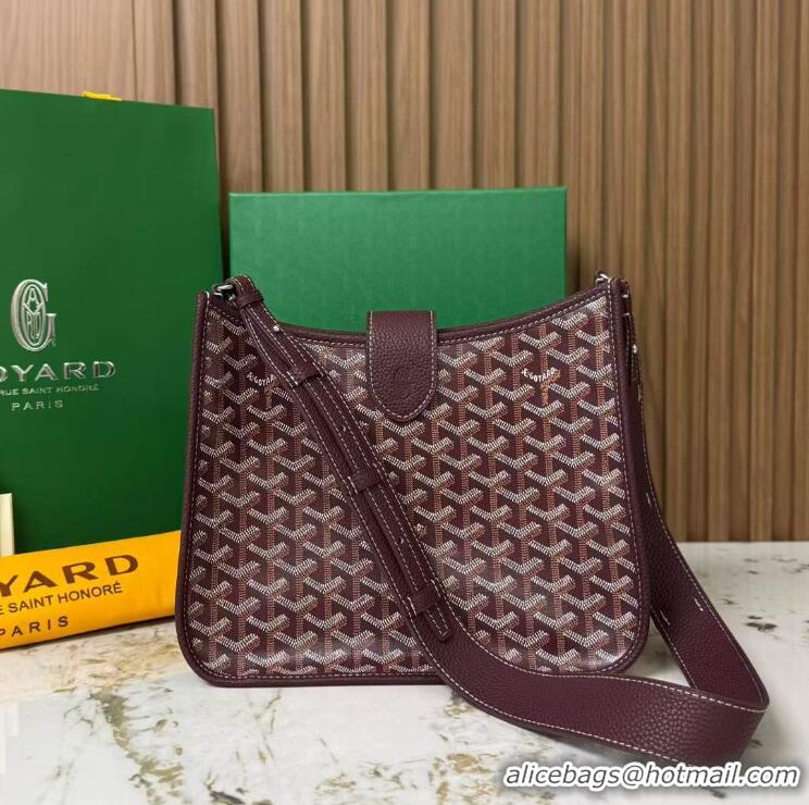 Luxury Discount Goyard Musette Messenger Bag PM 8930 Burgundy