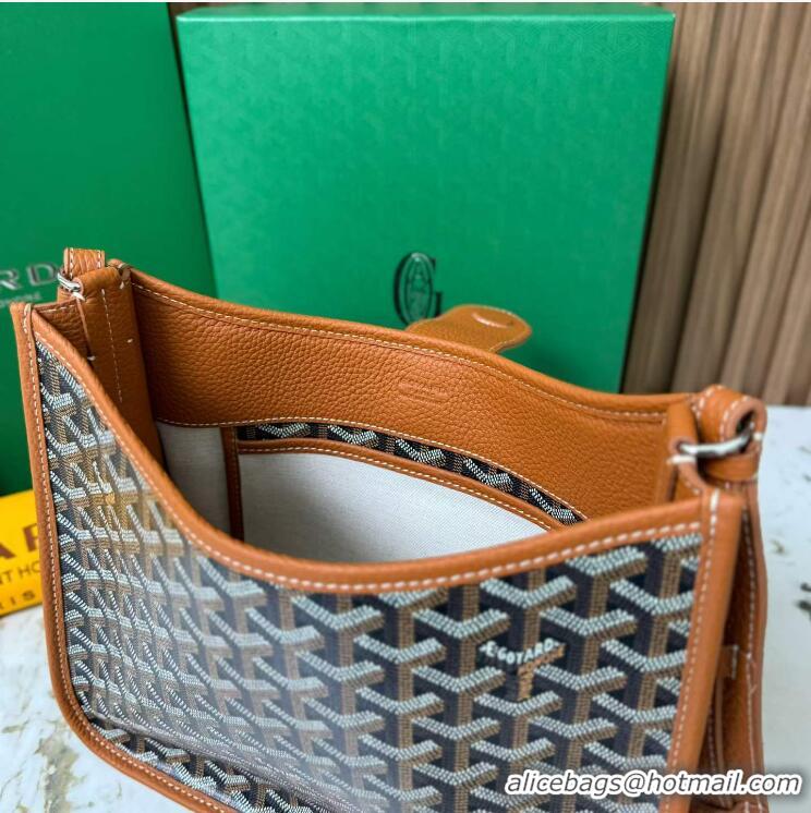Top Quality Goyard Musette Messenger Bag PM 8930 Black And Tan