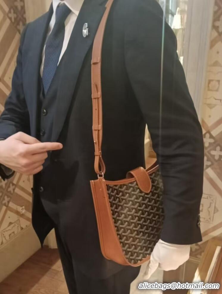 Top Quality Goyard Musette Messenger Bag PM 8930 Black And Tan
