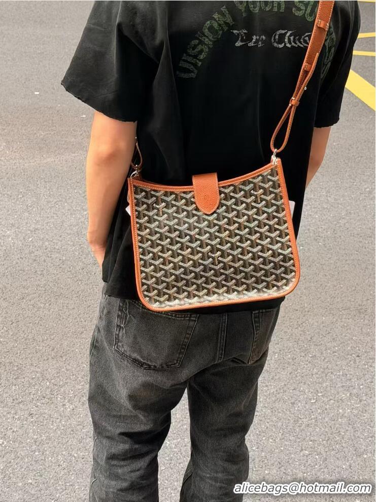 Top Quality Goyard Musette Messenger Bag PM 8930 Black And Tan