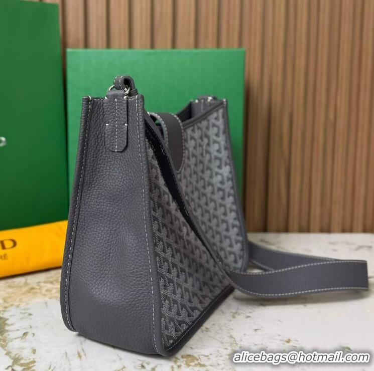 Most Popular Goyard Musette Messenger Bag PM 8930 Dark Grey